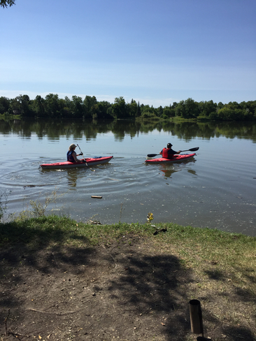 Great weather for kayaking McDonald, Manitoba, CA