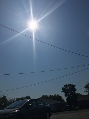 So hot and so bright outside. Davis Rd, Thorold, ON L0S, Canada