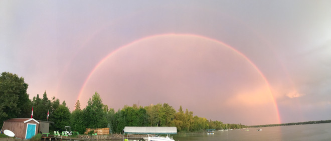 Rainbow After the Storm Brokenhead 4, Manitoba, CA