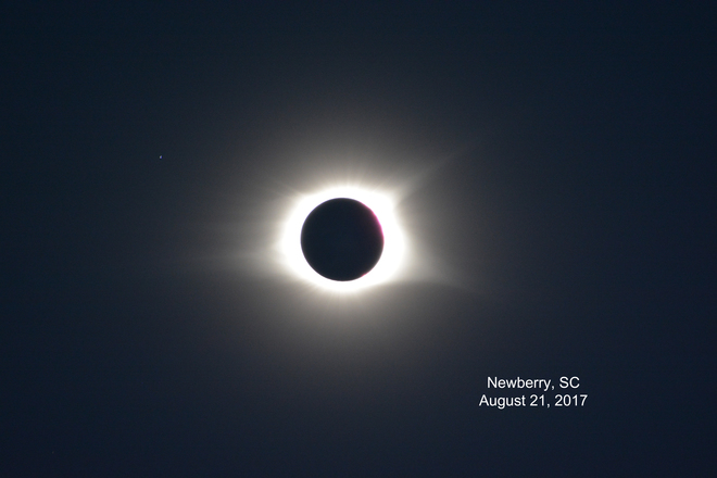 Total Solar Eclipse 2017 Newberry, SC, United States