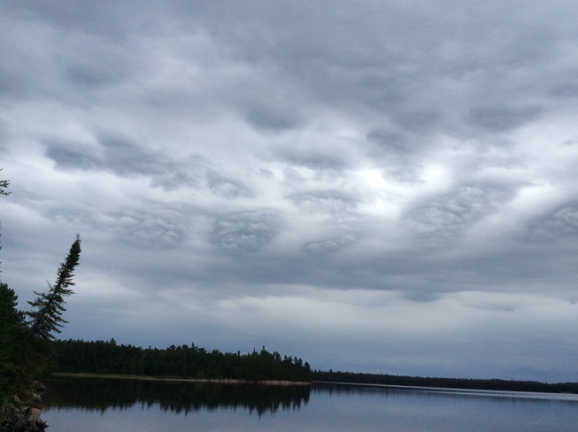 Unusual clouds Atikokan, Ontario Canada