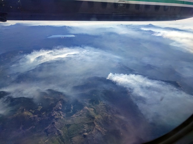 Fires from the Sky Somewhere over Oregon