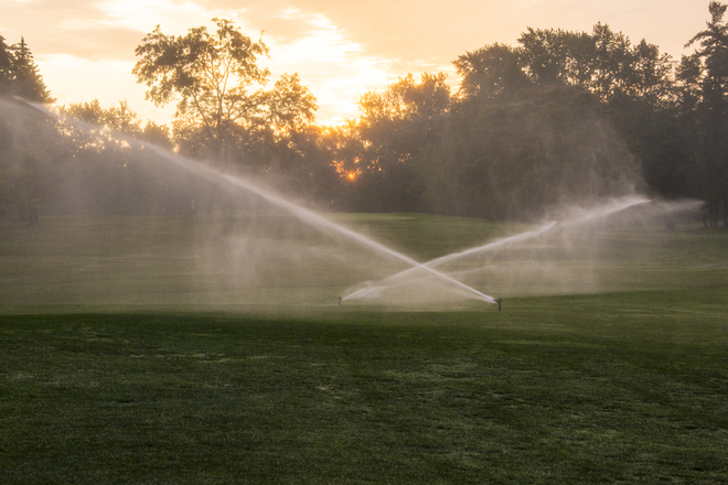 Watering the Golf Stratford Ontario