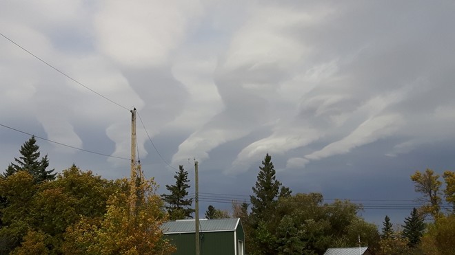 Strange cloud formation over Sperling, MB Sperling, MB