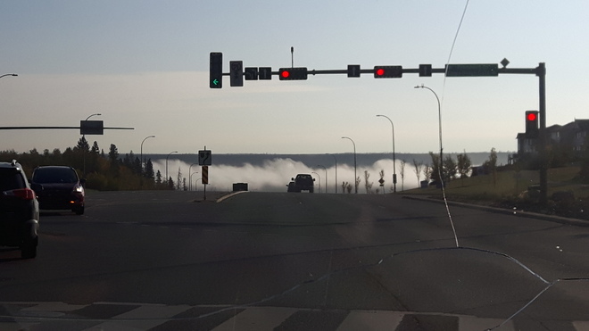 Fog On The Athabasca River This Morning Fort McMurray, AB