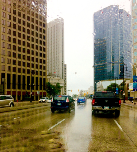 It's rain Winnipeg, Manitoba, CA
