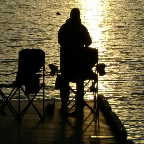 Sunset fishing on Lake of the Woods Klamath Falls, OR