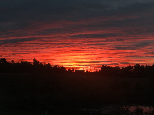Beautiful sunrise Fenn, Alberta, CA