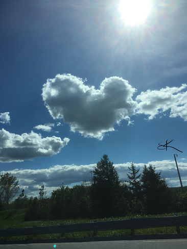 Heart in the sky Nepean, Ontario, CA