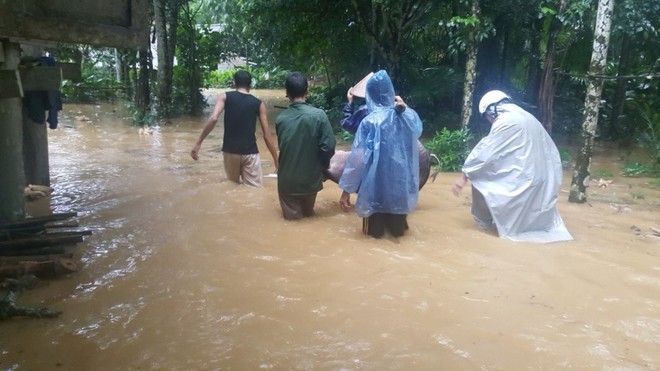 Vietnam Flooding Lạc Sơn District, Hoa Binh, Vietnam