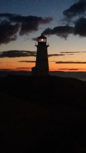 sunset Peggys Cove, NS