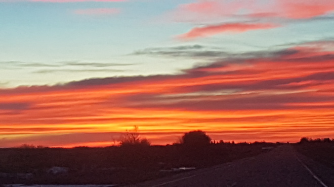pretty sunrise Paintearth County No. 18, AB