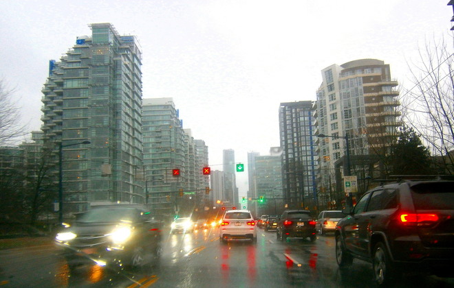 VANCOUVER RAINFALL - November 19 Vancouver, BC