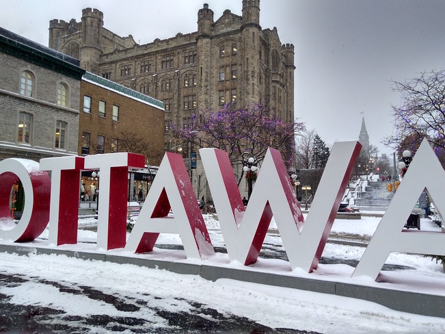 Ottawa's first wintery day Ottawa, ON