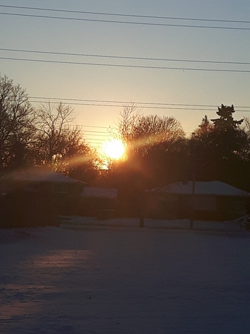 Winter Sunrise Toronto, ON, Canada