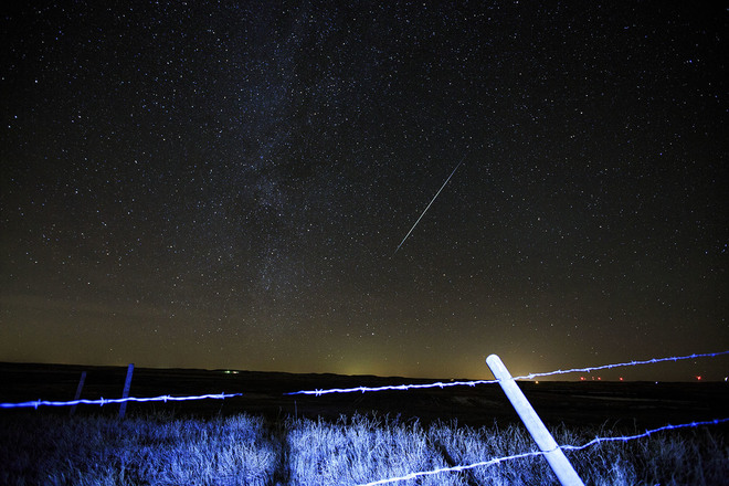 Geminid meteor shower Hussar, AB