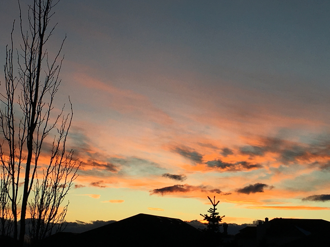 Sunset and the colors Calgary, Alberta, CA