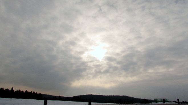 Un matin sous les nuages Rang Élisée, Saint-André-du-Lac-Saint-Jean, QC G0W, Canada