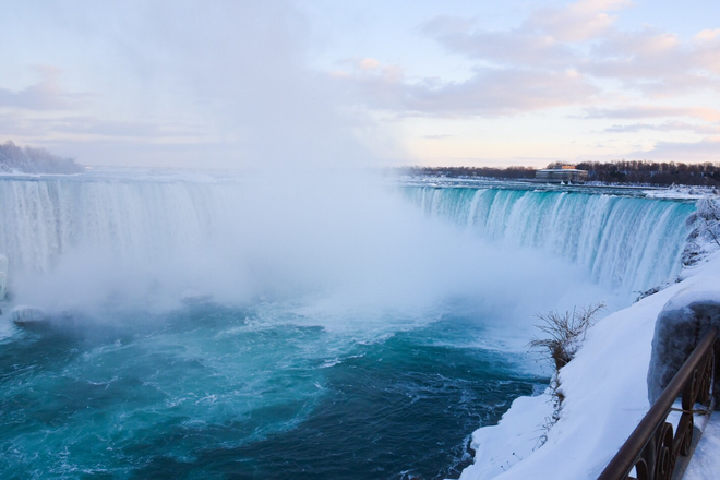 Winter falls Niagara Falls, Ontario, CA