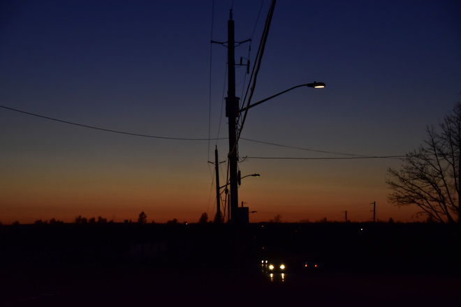 Sunset Light Post Ottawa, ON