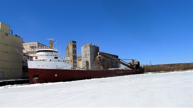 WHY THE COAST GUARD ICE BREAKER SAT RE GRAIN SHIPMENT SUN Midland, ON