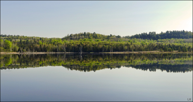 Pond, Elliot Lake. Elliot Lake, ON