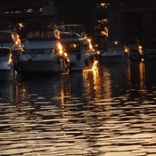 Coucher de Soleil sur le canal