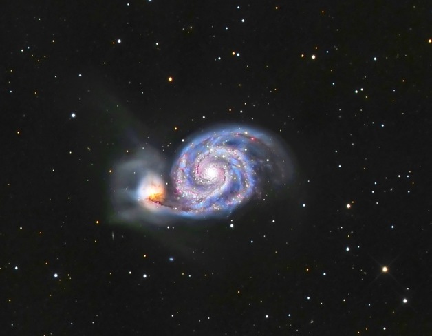 M51 Galaxie du tourbillon. Mont-Saint-Hilaire, QC