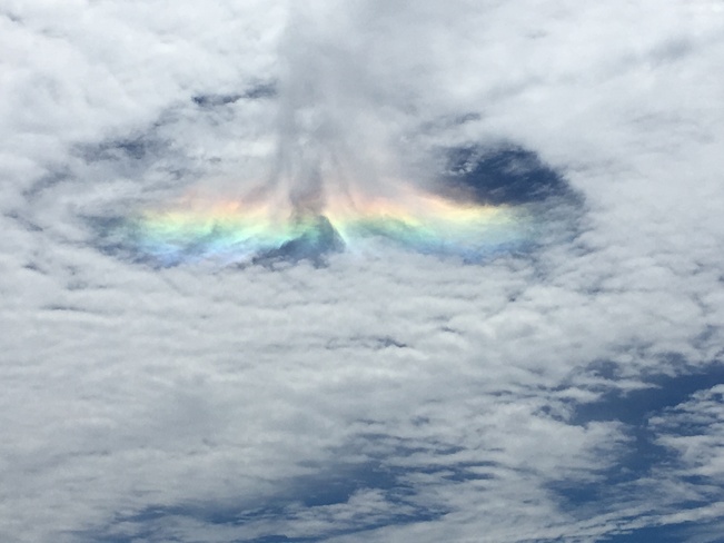 Rainbow cloud Barrie, ON
