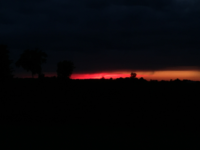 Fire in the sky on the eve of summer solstice Ormstown, Quebec | J0S 1K0