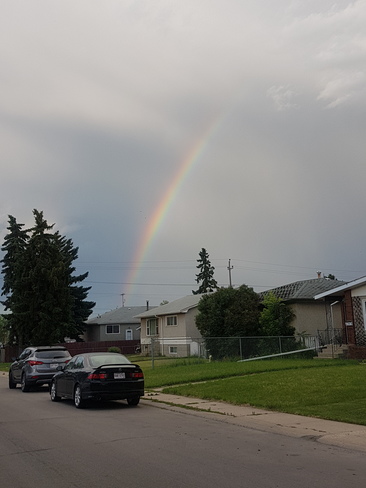 Friday morning rainbow Edmonton, AB