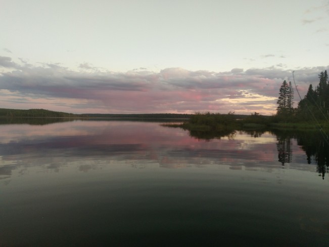 Sunset at Nipekamew Lake Nipekamew Lake, SK.