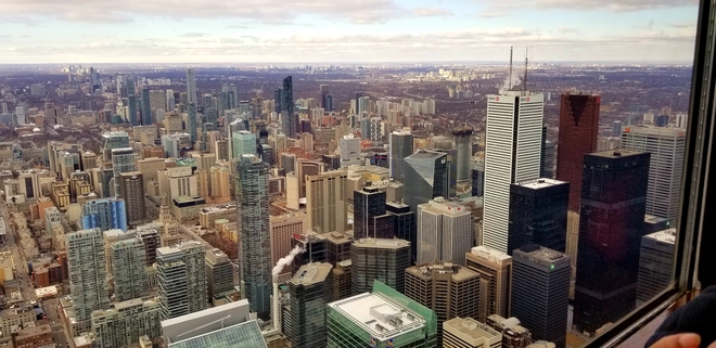 Downtown Toronto frim CN Tower Toronto, ON