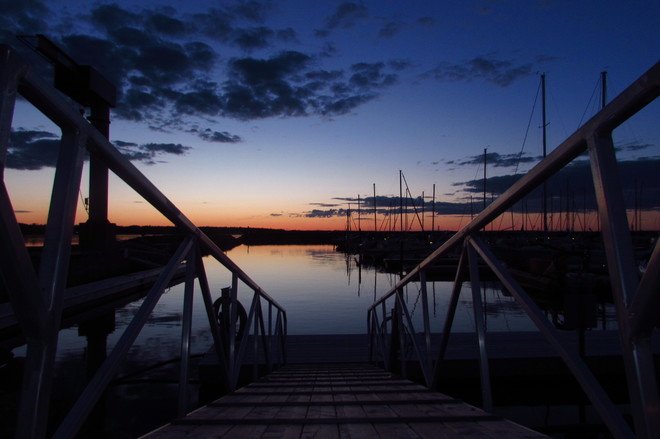 marina sunsets Shediac, NB