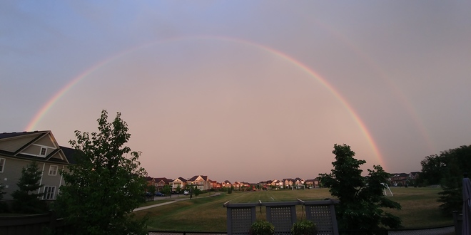 Full arch rainbow Milton, ON