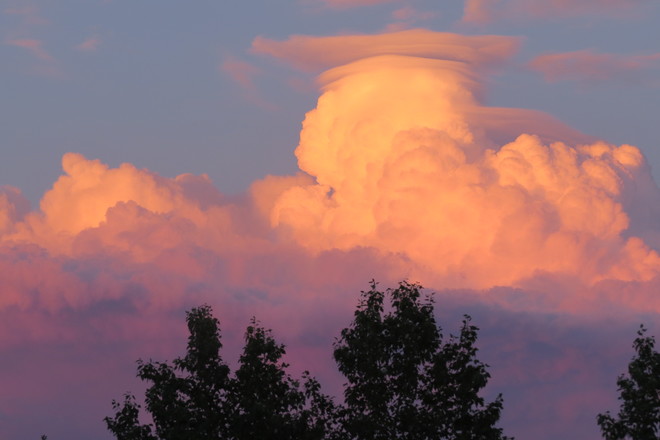 Interesting cloud formation Wainwright, AB