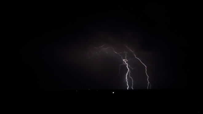Thunderstorm with Lightning Lousana, Alberta, CA