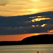 Coucher de soleil sur le Saguenay
