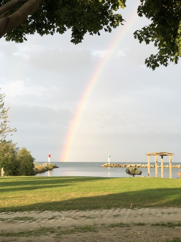 Rainbow morning! Leamington, Ontario, CA