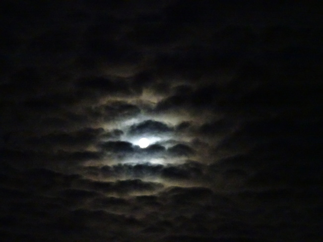 Full Moon Eve Sky Sudbury, ON