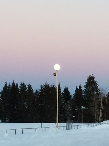 Moon post Sudbury, ON