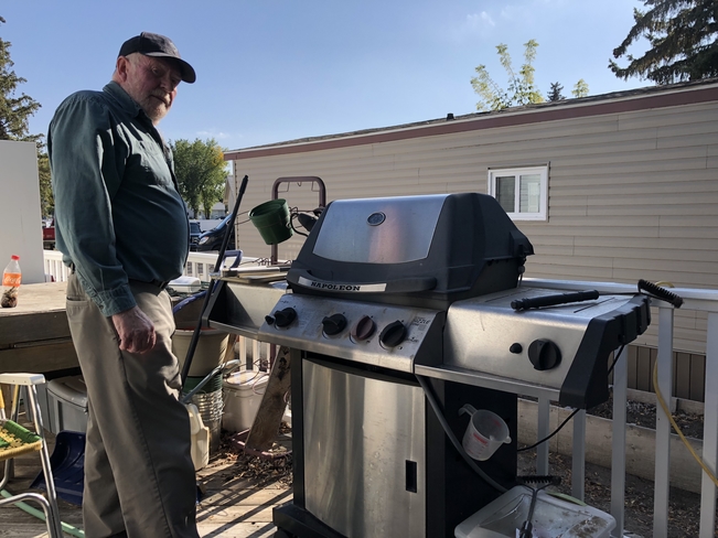Brother Brian cooking another bbq Coalhurst, Alberta | T0L 0V0