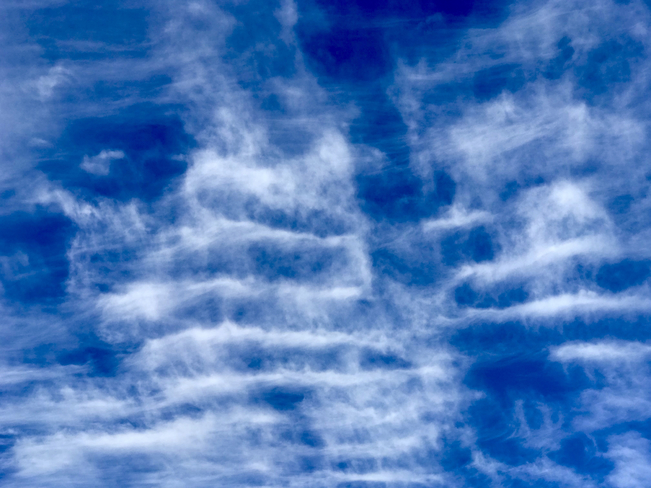 Radiographie d un nuage. Shawinigan, Québec, CA