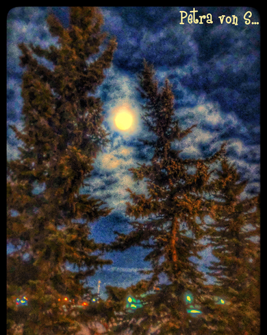 Full Moon Night Edmonton, Alberta, CA