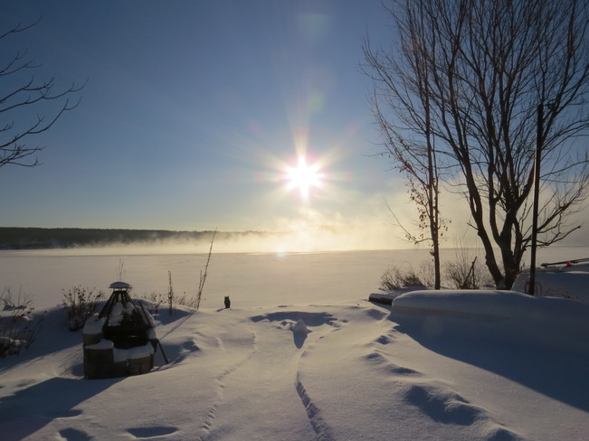 JournÃ©e d'hiver Lac Magog, Québec
