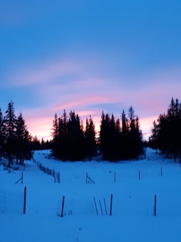 Beautiful Sunrise Flat Lake Provincial Park, BC