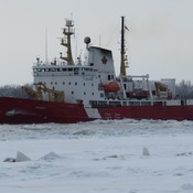 L&#39;Amundsen au travail à Trois-Rivières.