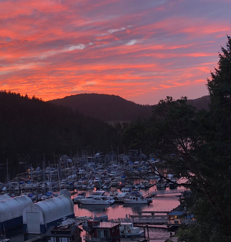 Red sky morning;sailors warning North Cowichan, British Columbia | V9L 0C4