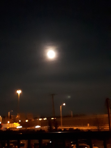 Pleine lune du 20 Mars 2019 Candiac, QC