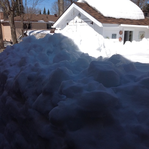 Snow in North Bay, Ontario March 24, 2019 North Bay, ON
